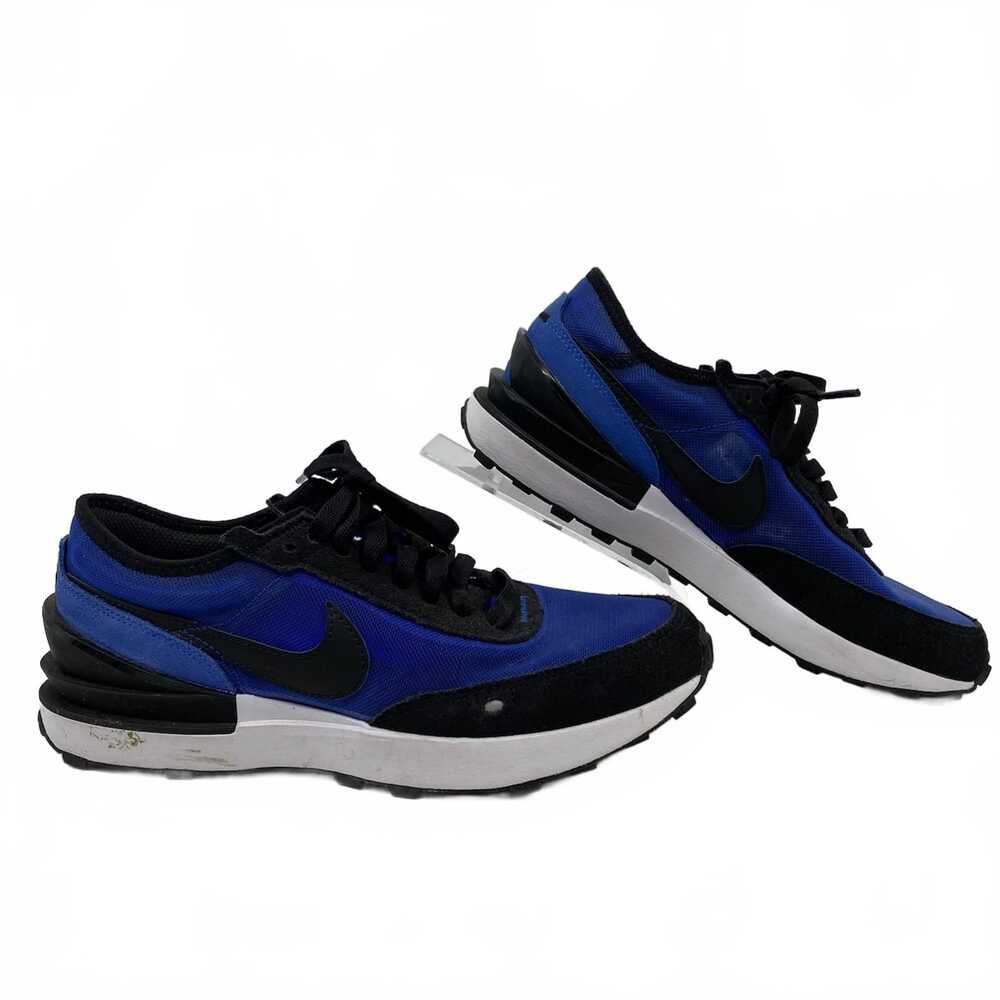 Nike Black Blue Waffle One Racer Sneakers | Kids 5